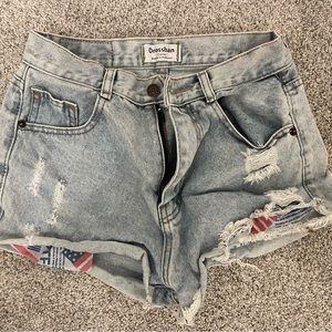 Dressban jean shorts